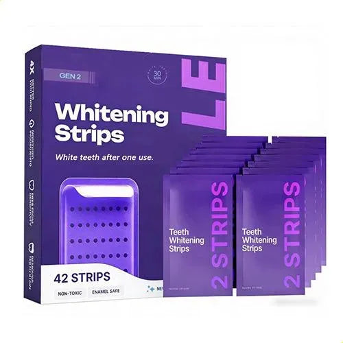 Whitening Strips Gen 2 – 42 Tiras Blanqueadoras Dentales🦷✨