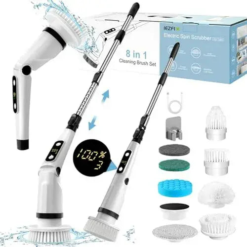 Cepillo Eléctrico De Limpieza 9 En 1🌊🧽