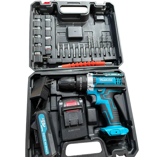 KIT DE TALADRO MAKITA 🛠️🗜️🔥Maletín organizador +accesorios gratis 🔥