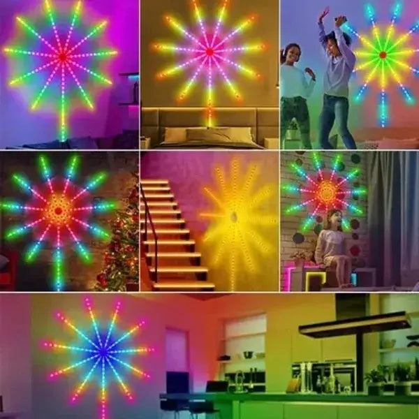 🎆 PREVENTA EXCLUSIVA: Luces LED Fuegos Artificiales ✨