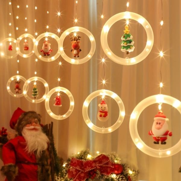 🎄✨ ¡PREVENTA EXCLUSIVA! Aros Navideños Iluminados 3M🎅💡