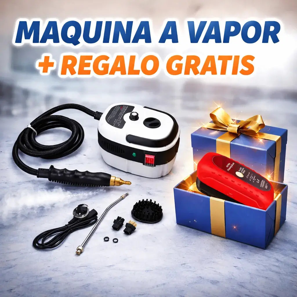 MAQUINA DE LIMPIEZA A VAPOR+ACCESORIOS Y EXCLUSIVO REGALO 🔥🔥👏