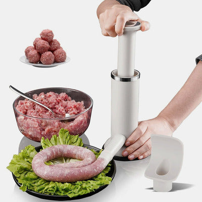 🔥Embutidora manual de salchichas para el hogar: 📢📢¡50% de descuento!🌭